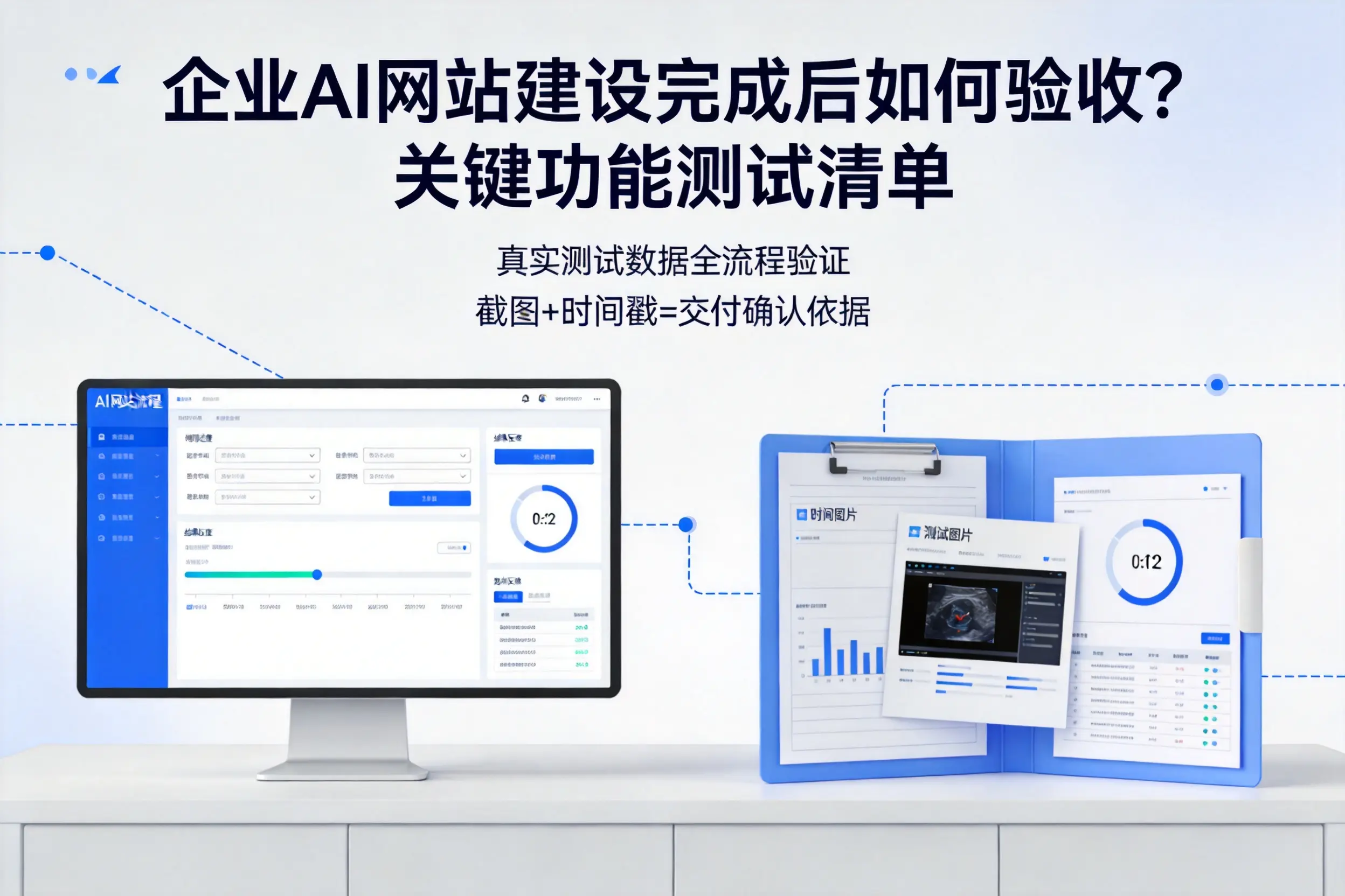 无锡企业AI网站建设完成后如何验收?关键功能测试清单