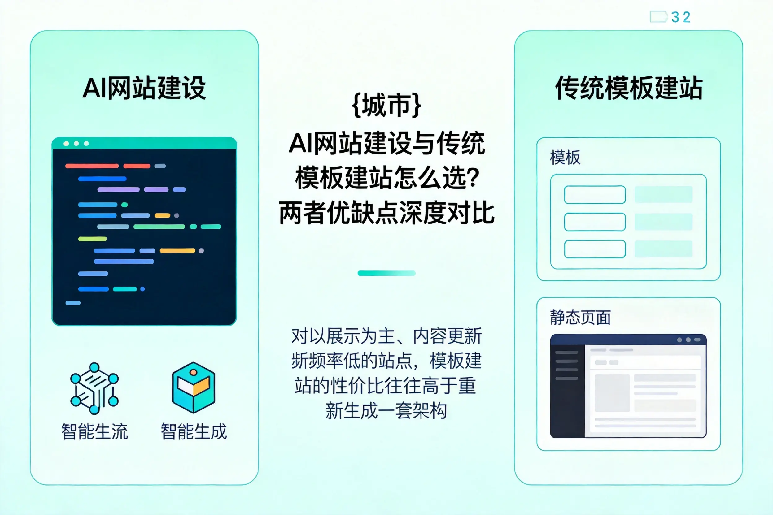 无锡AI网站建设与传统模板建站怎么选?两者优缺点深度对比
