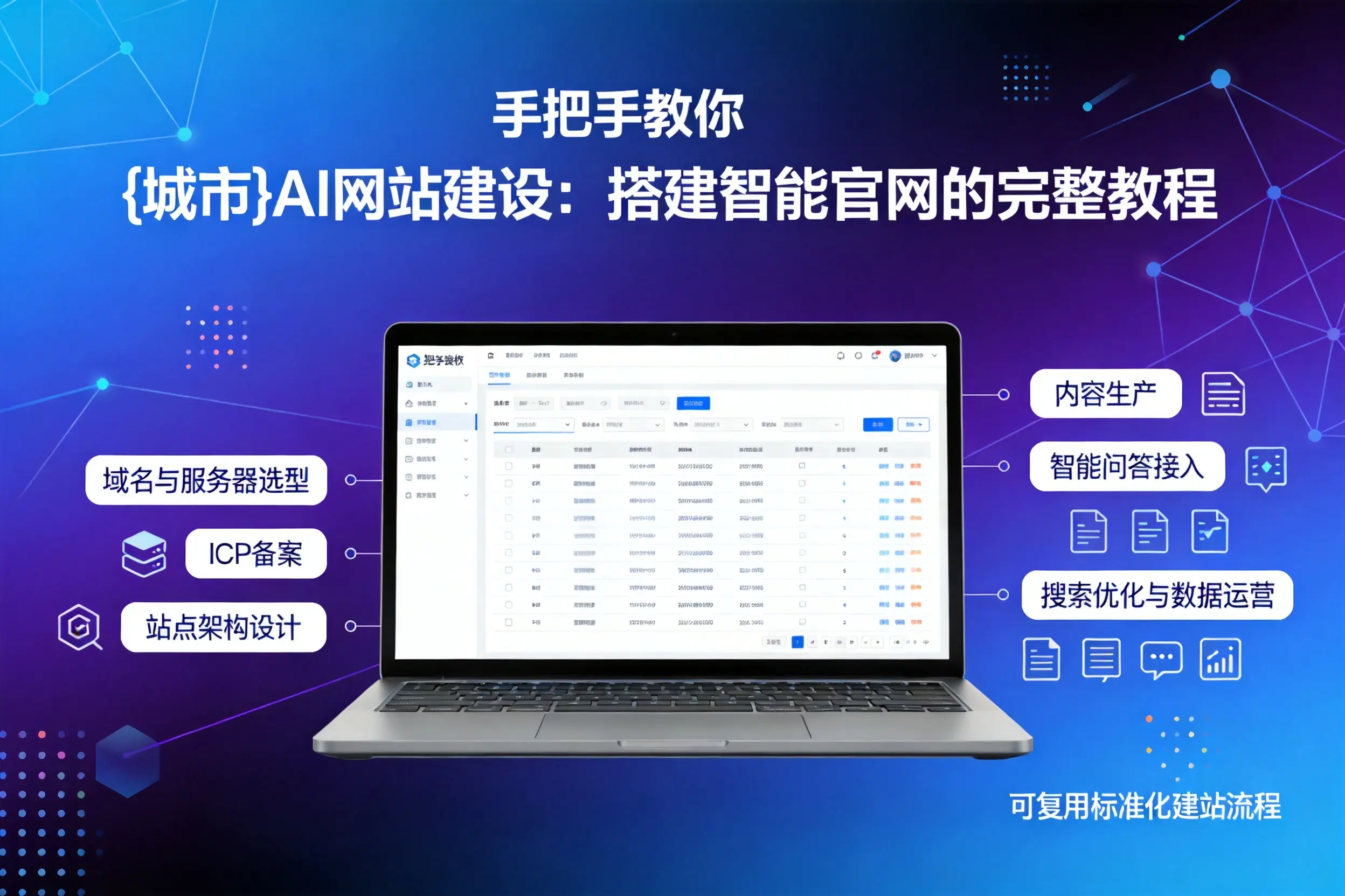 手把手教你无锡AI网站建设:搭建智能官网的完整教程